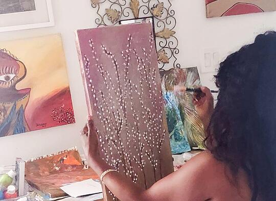 Dorisa Camps painting